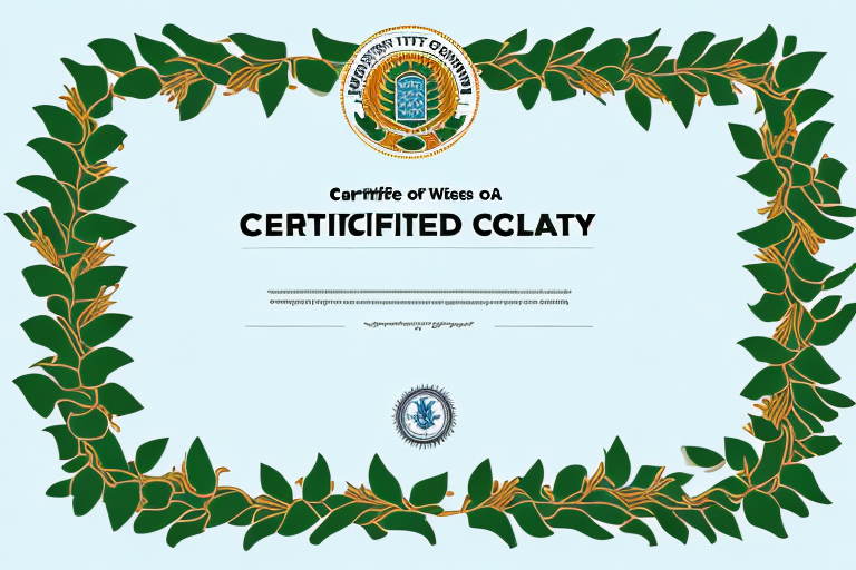 A certificate with a cissp seal on it