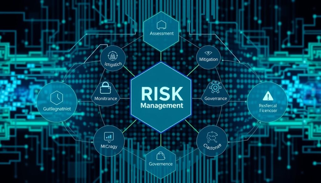 IT risk management framework illustration